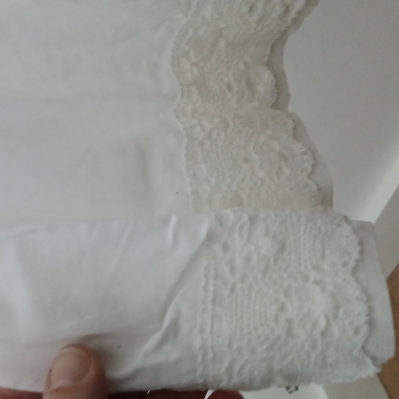 Vintage Laura Ashley Cottagecore Coquette Maxi Dress Lace Detail 100% Cotton - Picture 6 of 14